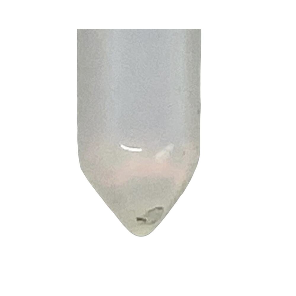Crystal Quartz White Jade Pendant 1.75” Double Terminated Hexagonal Point Silver - Picture 8 of 13
